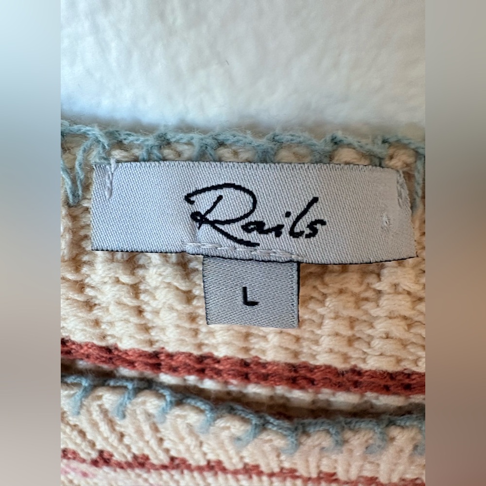 Rails Sienna Top Striped Knit Tank Top Size Large - Picture 5 of 6